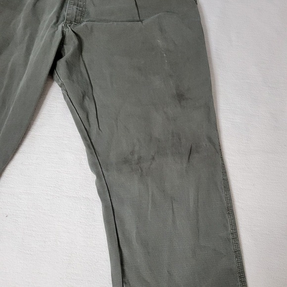 Ripstop Cargo Pants Mens 42x30 Grey Workwear - Picture 6 of 16